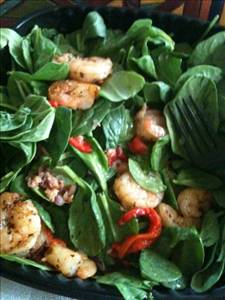 Applebee's Grilled Shrimp ‘N Spinach Salad without Dressing (Half)