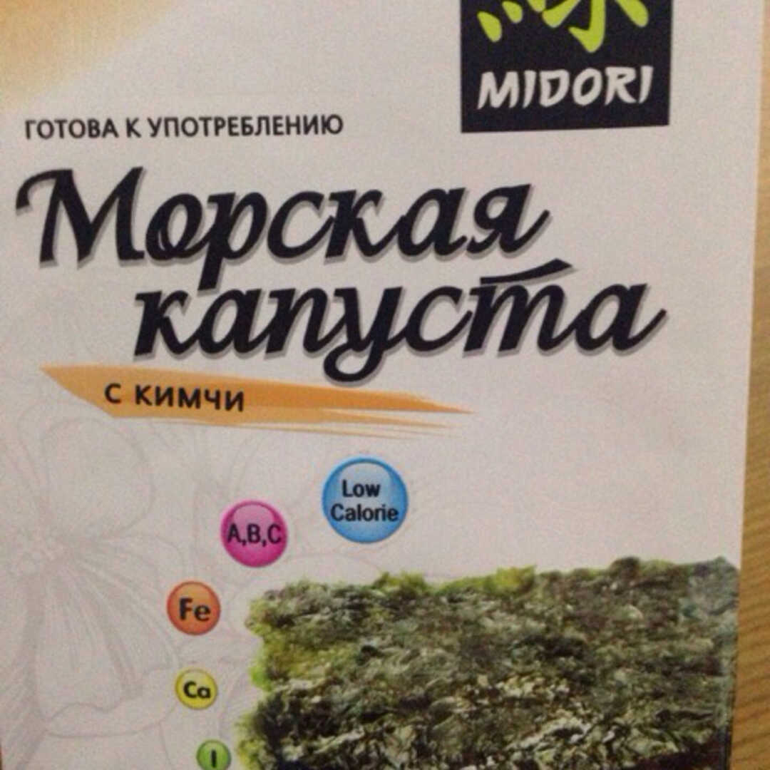 Midori Морская Капуста с Кимчи Калории и Пищевая Ценность