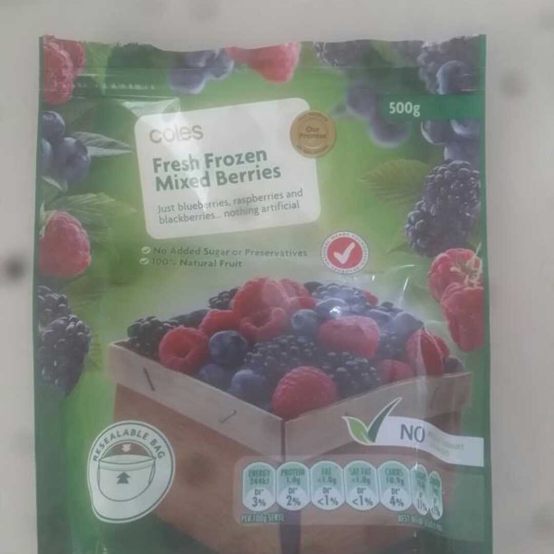 Coles Fresh Frozen Mixed Berries