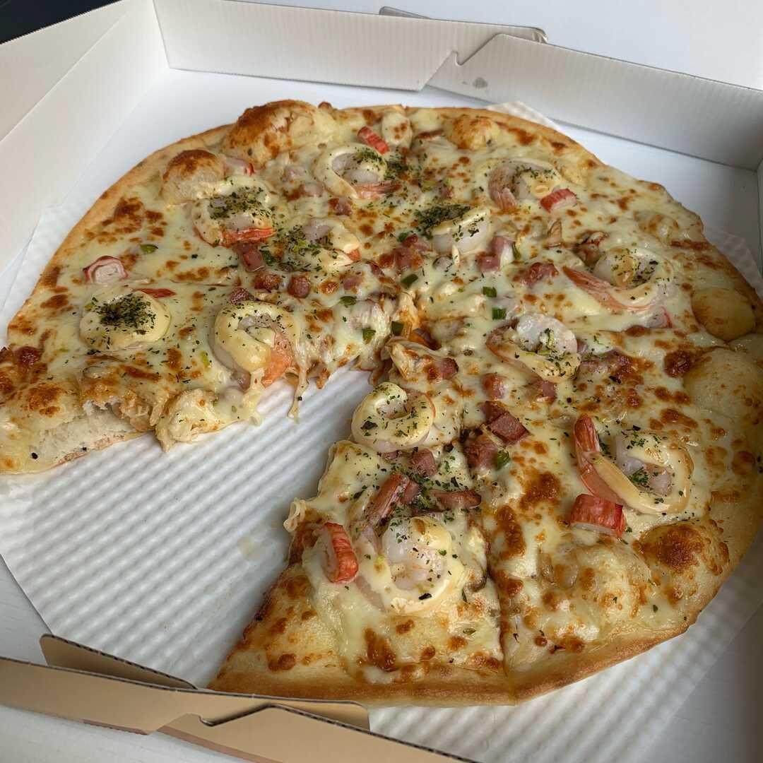 Оригинальная пицца с морепродуктами