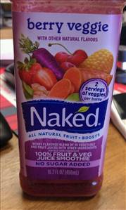 Naked Juice 100% Fruit & Veg Juice Smoothie - Berry Veggie