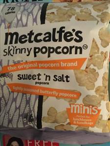Metcalfe's Skinny Topcorn Sweet 'N Salt (17g)