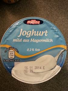 Milfina Joghurt Mild aus Magermilch 0,1% Fett