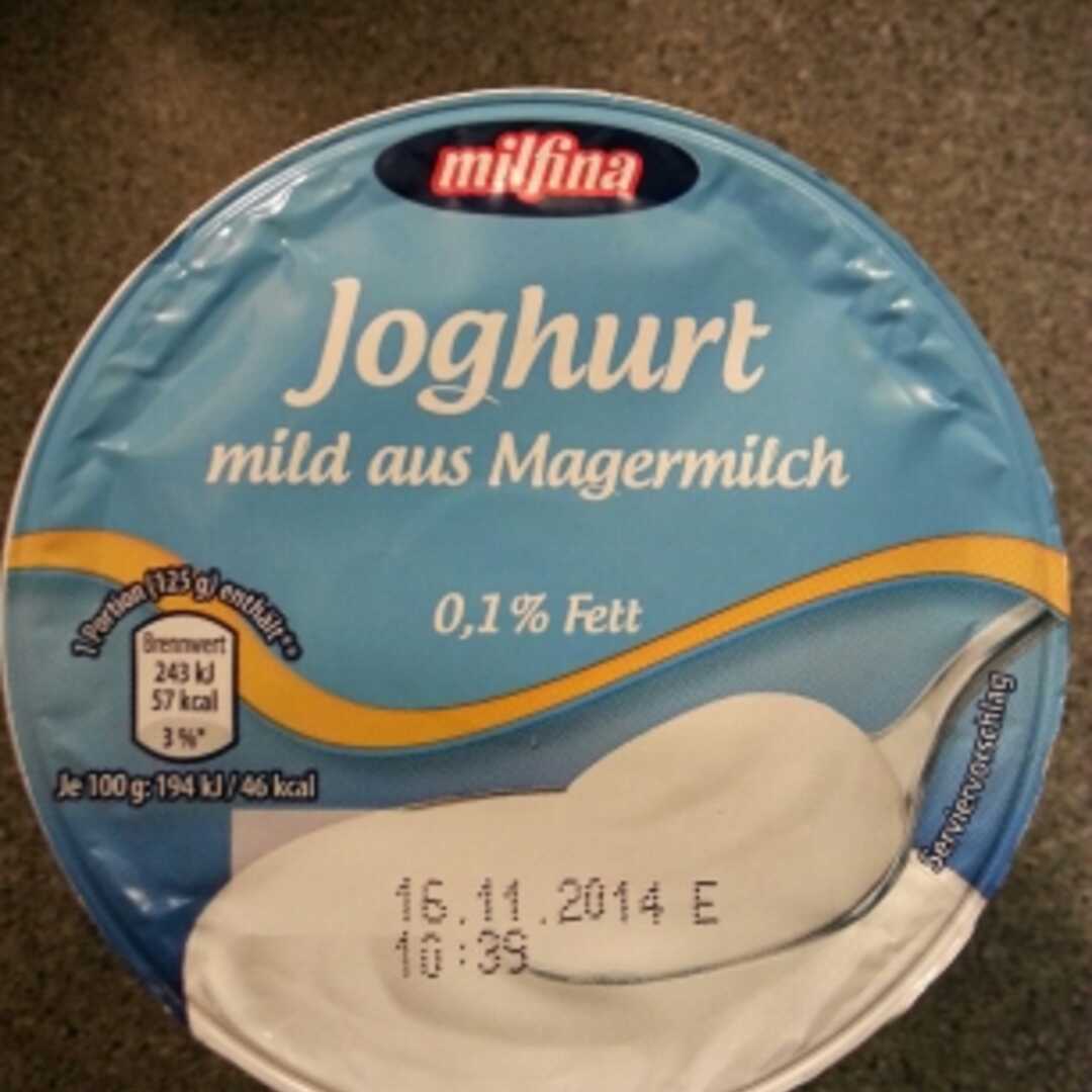 Milfina Joghurt Mild aus Magermilch 0,1% Fett