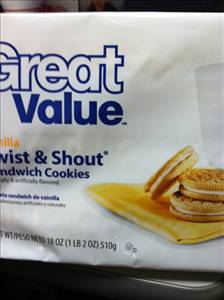 Great Value Vanilla Twist & Shout Sandwich Cookies