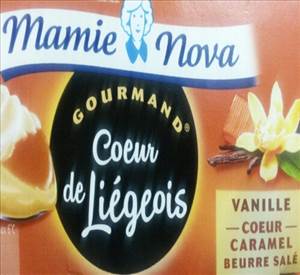 Mamie Nova Gourmand Coeur de Liégeois Vanille Coeur Caramel Beurre Salé