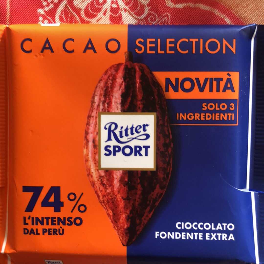 Ritter Sport Cioccolato Fondente Extra 74%