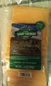 Trader Joe's Sliced Sharp Cheddar Cheese