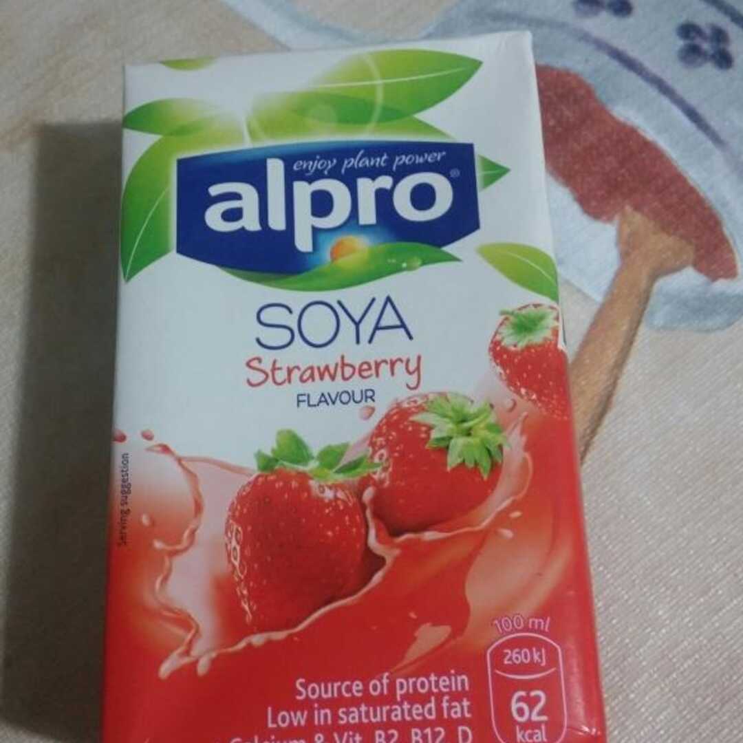 Alpro Çilekli Soya Sütü