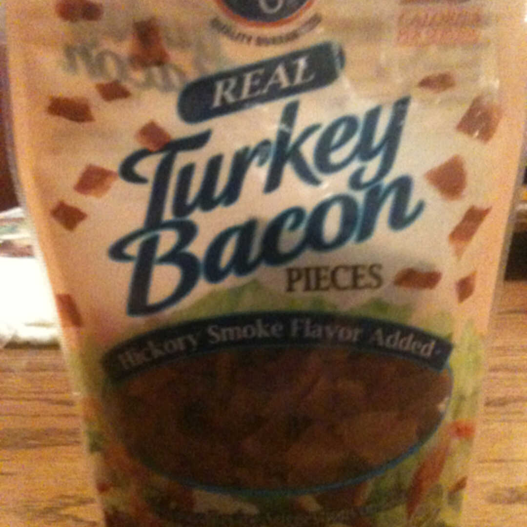 Calories in Kroger Real Turkey Bacon Pieces and Nutrition Facts