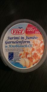 VICI Surimi in Jumbo-Garnelenform in Knoblauch-Öl