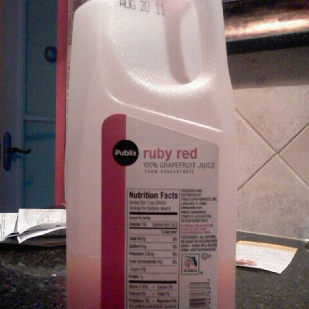 Publix Ruby Red Grapefruit Juice