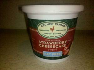 Archer Farms Fat Free Strawberry Cheesecake Yogurt