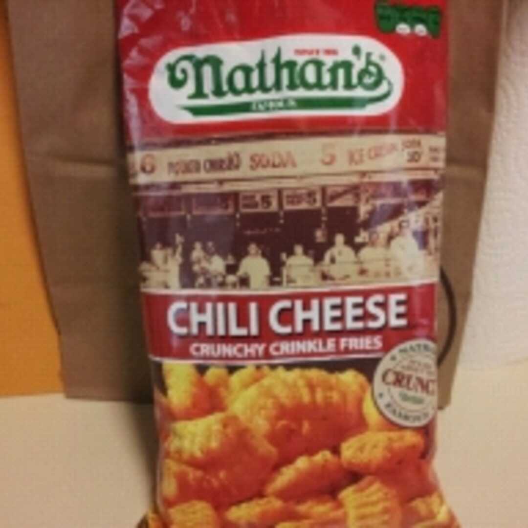 Nathan's Famous Chili Cheese Crunchy Crinkle Fries