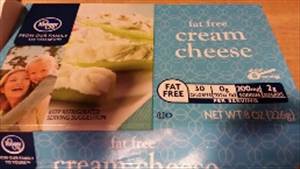 Kroger Fat Free Cream Cheese