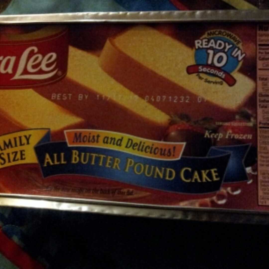 Sara Lee All Butter Pound Cake (Family Size)
