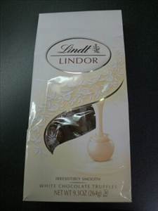 Lindt Lindor White Chocolate Truffles with a Smooth Filling