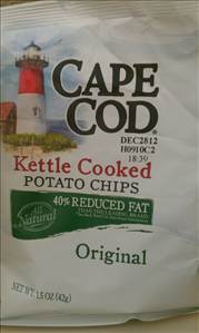 Cape Cod 40% Reduced Fat Kettle Cooked Flash Baked Potato Chips