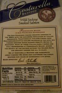 Costarella Seafood Wild Sockeye Smoked Salmon