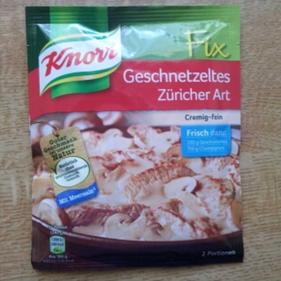 Knorr Geschnetzeltes Züricher Art