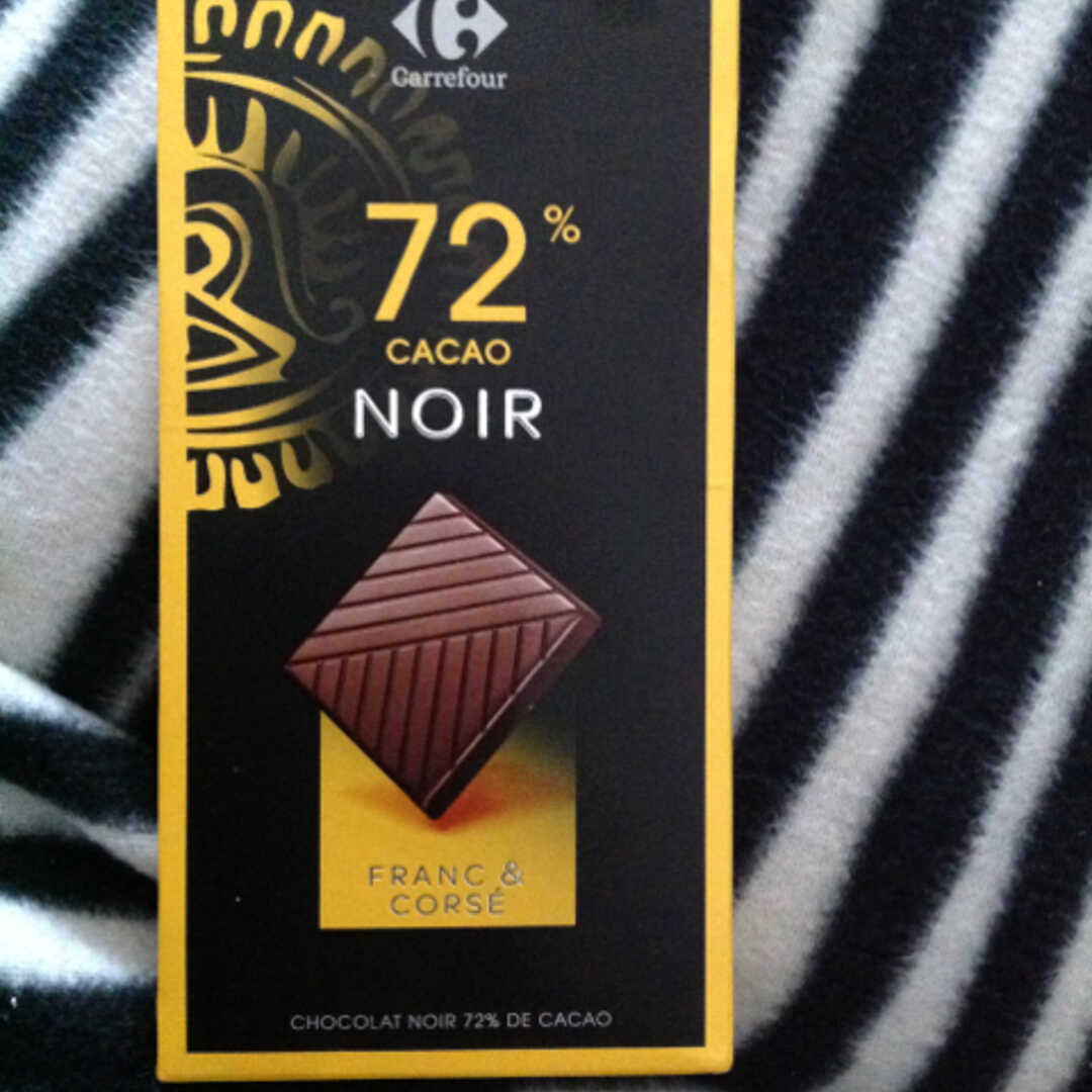 Carrefour Chocolat Noir 72% Cacao