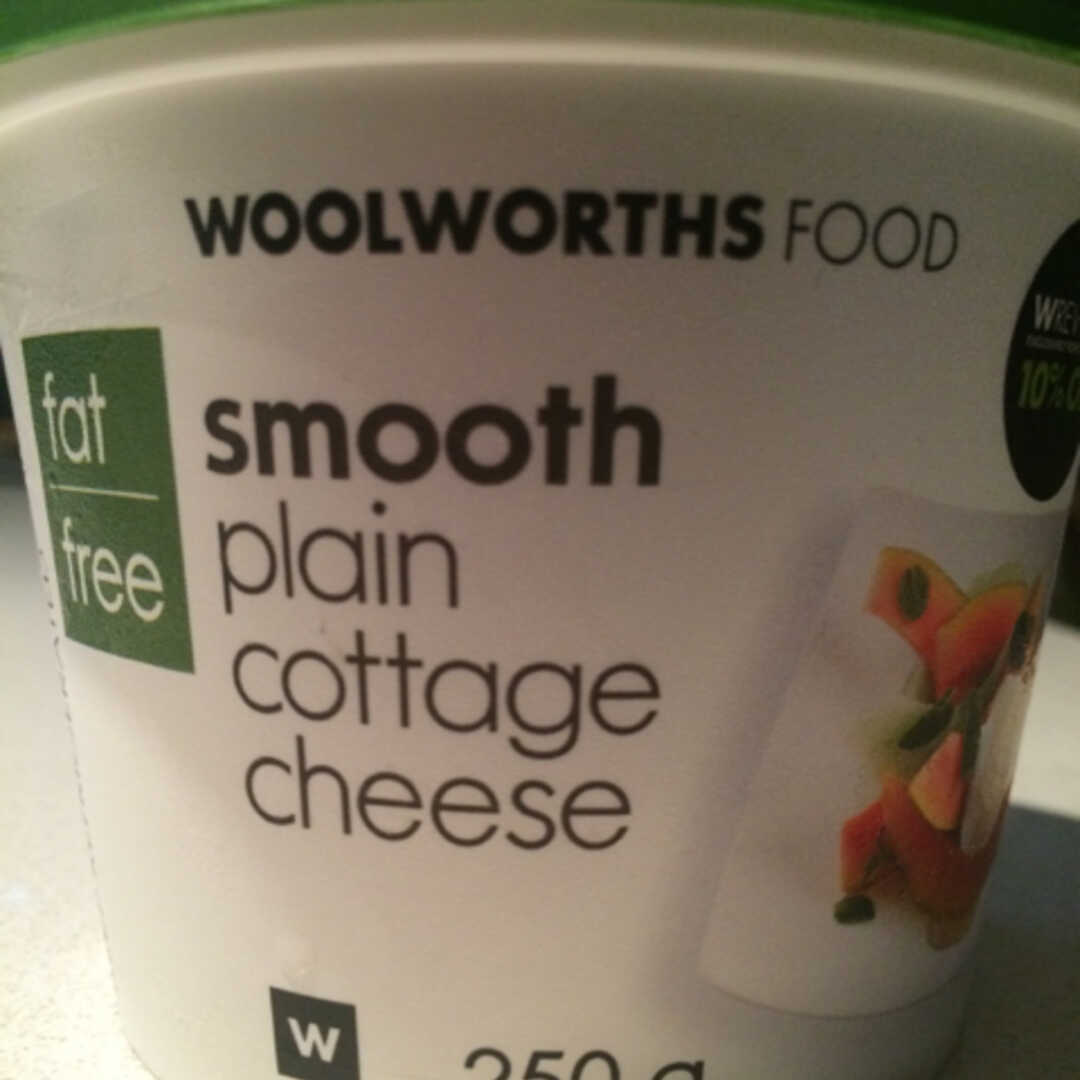 Woolworths Fat Free Smooth Plain Cottage Cheese