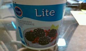 Kroger Lite Blackberry Pomegranate Yogurt