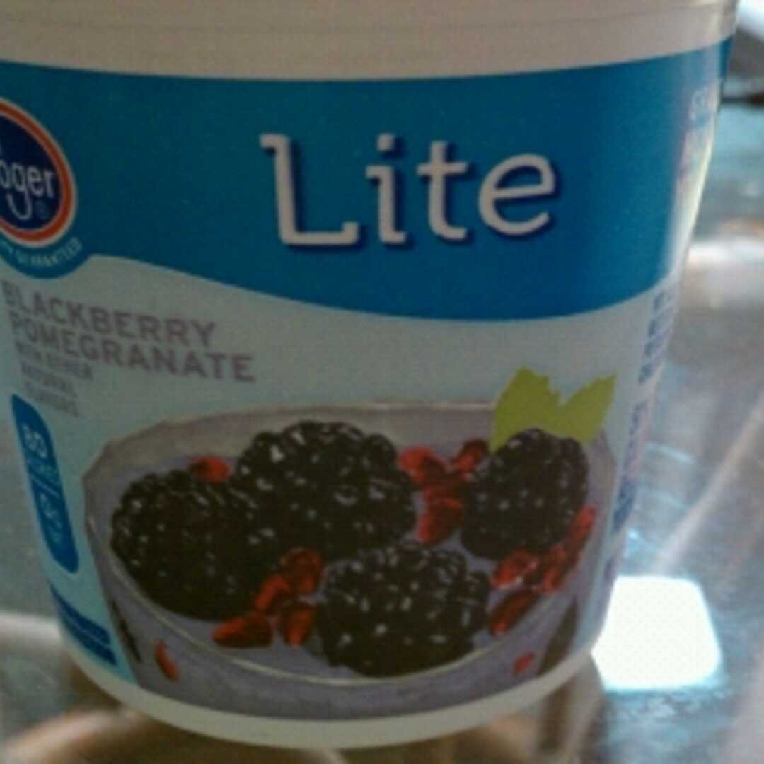 Kroger Lite Blackberry Pomegranate Yogurt