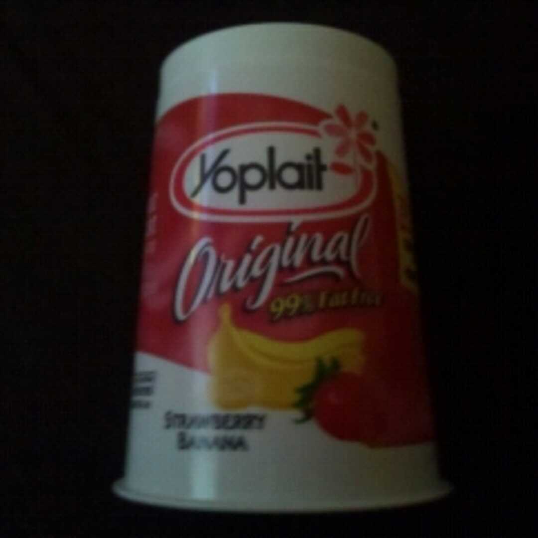 Yoplait Original 99% Fat Free Yogurt - Strawberry Banana (170g)