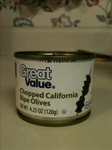 Great Value Chopped Ripe Olives