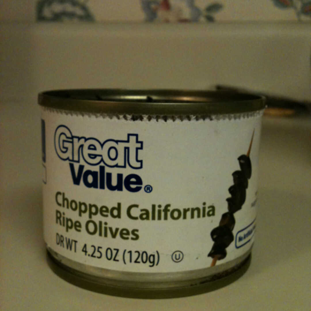 Great Value Chopped Ripe Olives