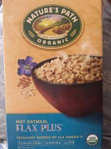 Nature's Path Hot Oatmeal Flax Plus