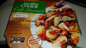 Healthy Choice Cafe Steamers Ricotta & Spinach Ravioli & Chicken Marinara