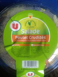 Super U Salade Poulet Crudités