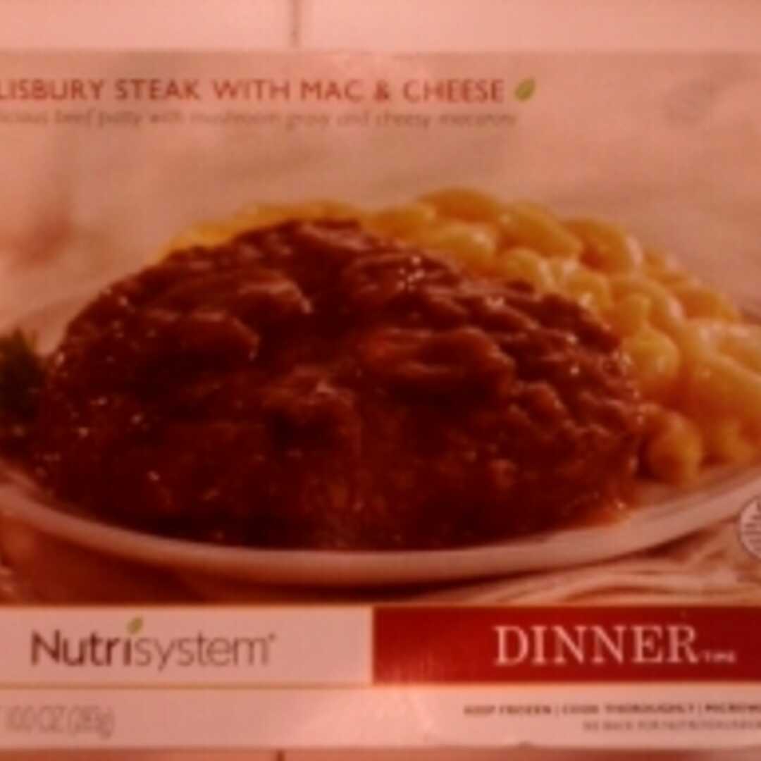 NutriSystem Salisbury Steak with Macaroni & Cheese