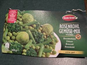 Beste Ernte Rosenkohl Gemüse Mix
