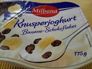 Milbona Knusperjoghurt Banane-Schokoflakes