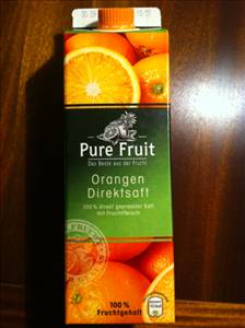 Aldi Pure Fruit Orangen Direktsaft