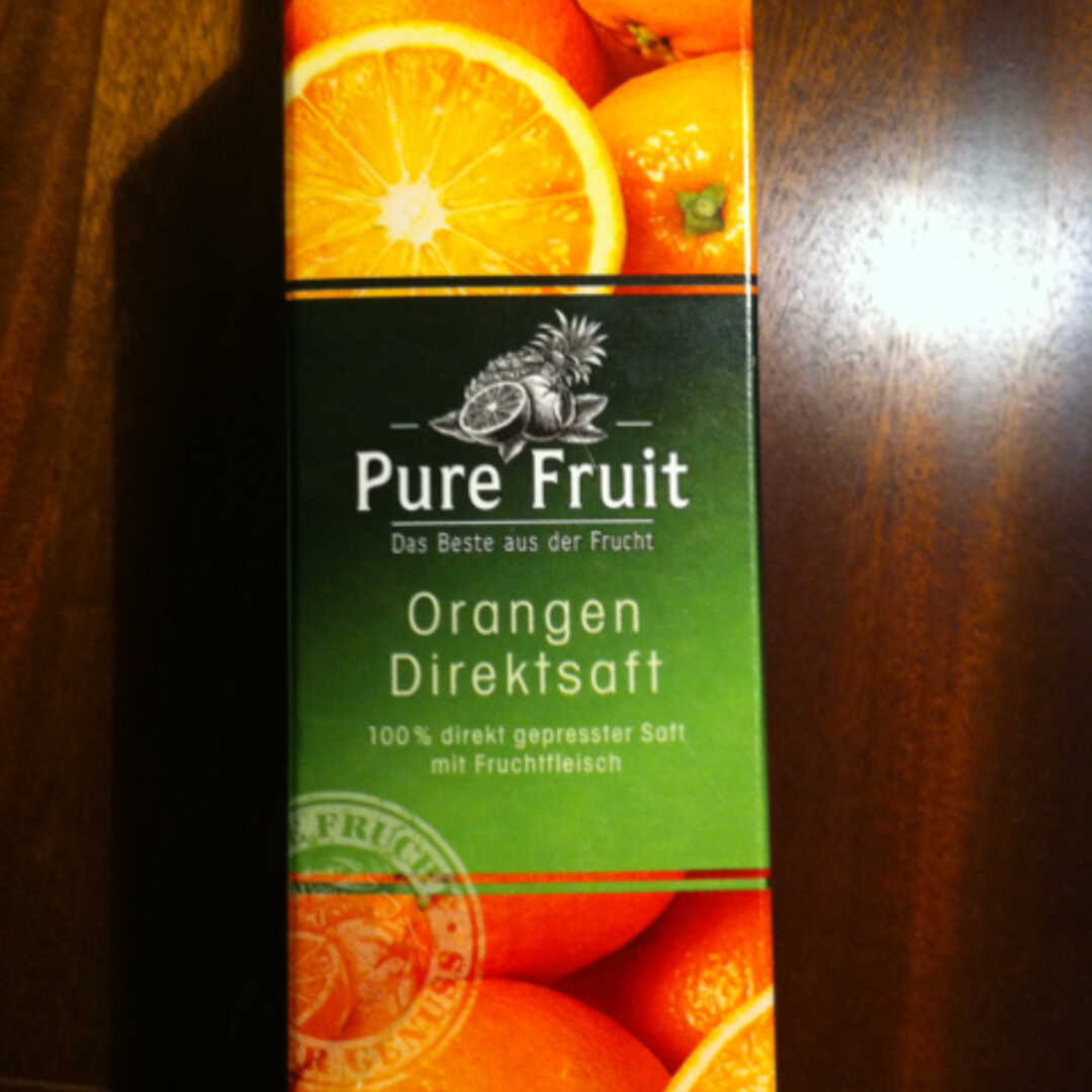 Aldi Pure Fruit Orangen Direktsaft