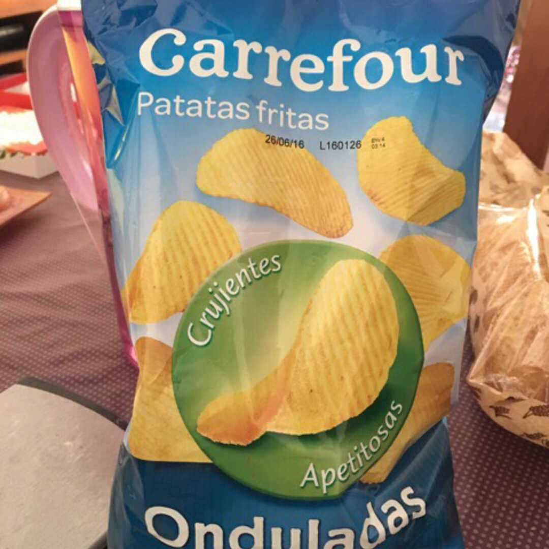 Carrefour Patatas Fritas Onduladas