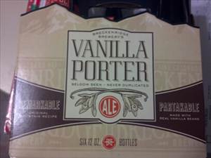 Breckenridge Brewery Vanilla Porter