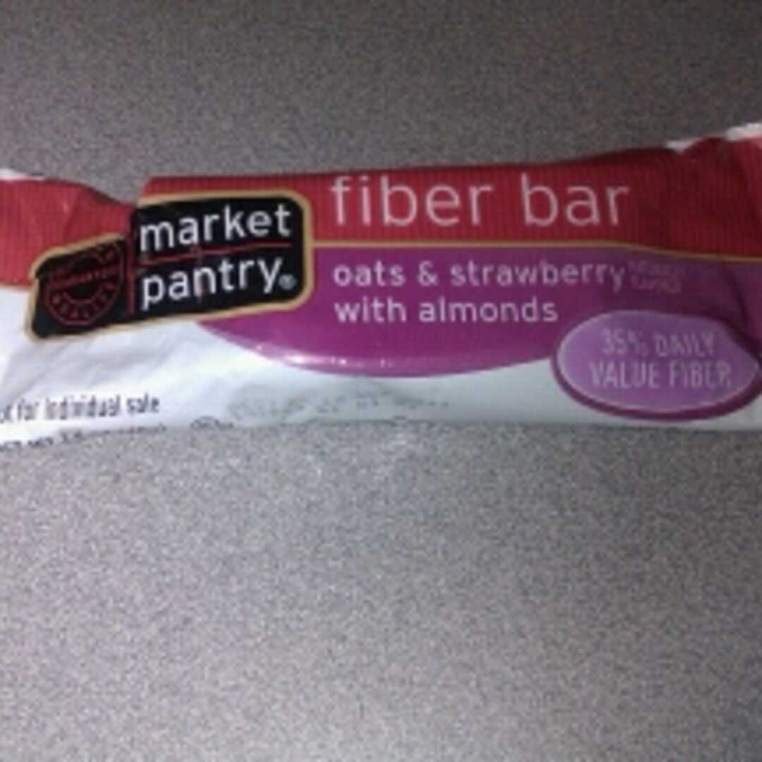 Market Pantry Fiber Bars - Oats & Strawberry