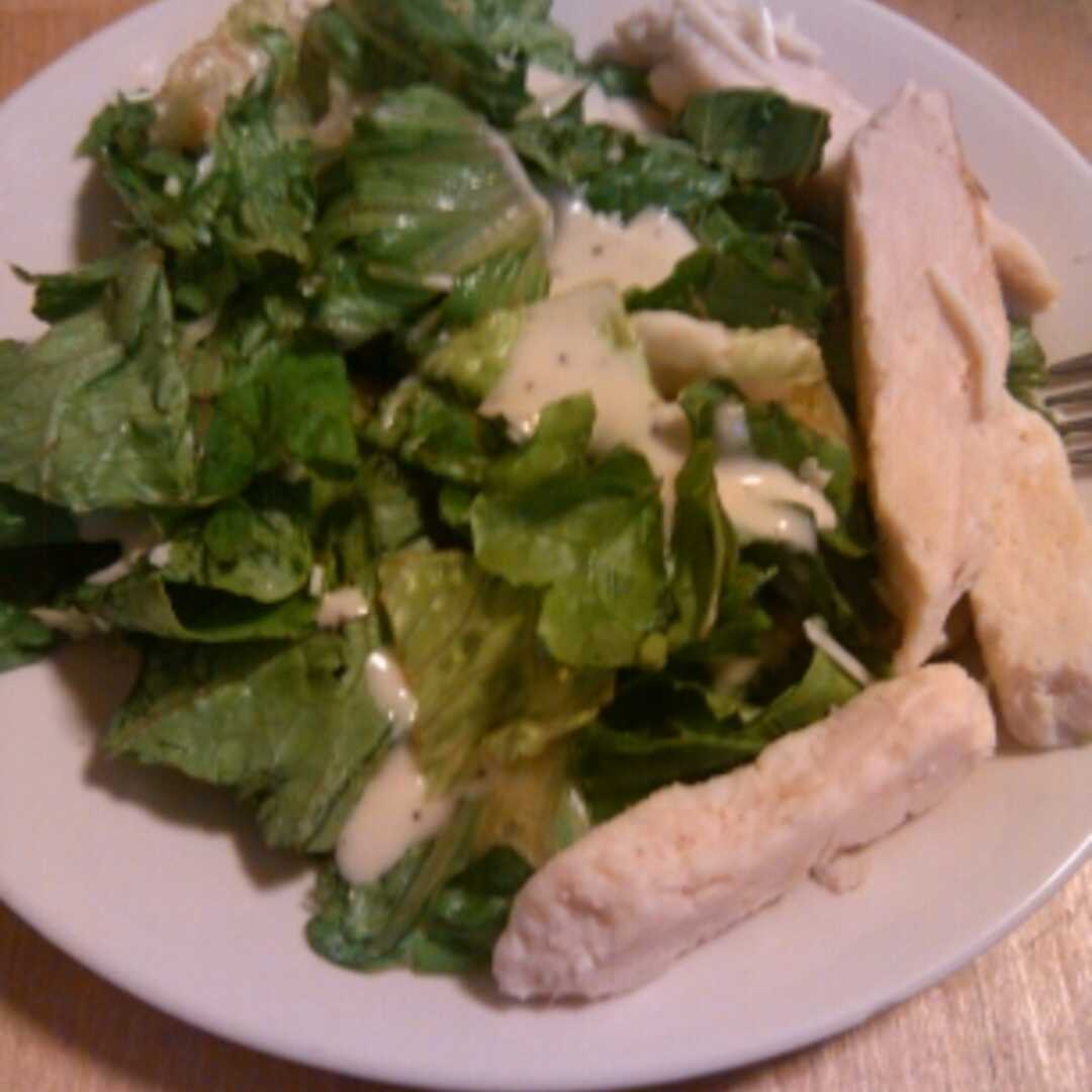 Signature Cafe Grilled Chicken Caesar Salad with Salad Dressing
