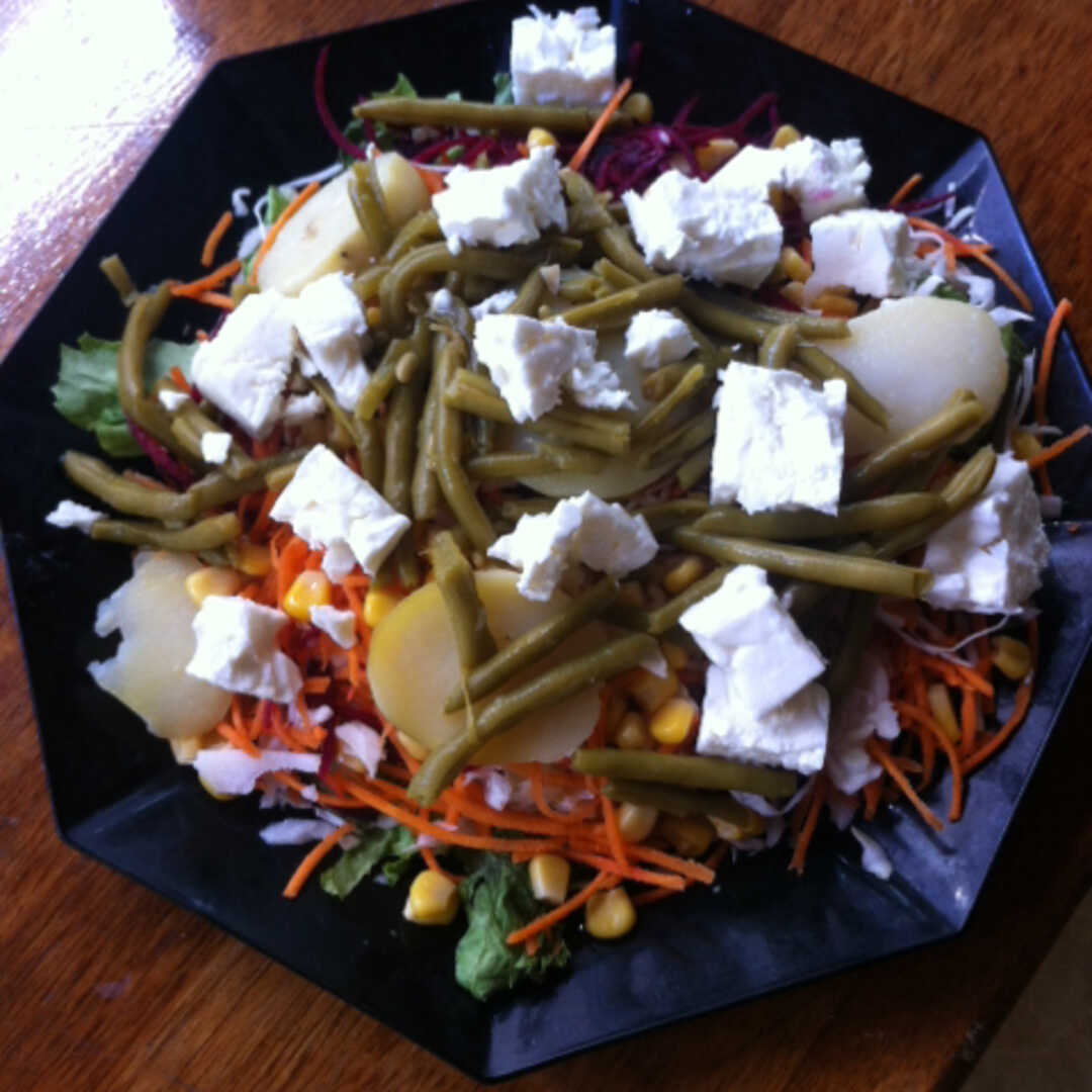 Salade de Laitue avec Des Légumes Assortis (y compris Tomates et / ou Carottes)