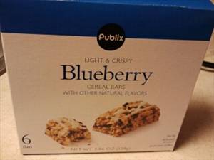 Publix Light & Crispy Cereal Bars - Blueberry