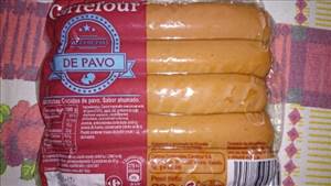 Carrefour Salchichas de Pavo