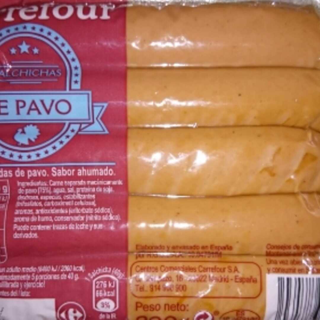 Carrefour Salchichas de Pavo