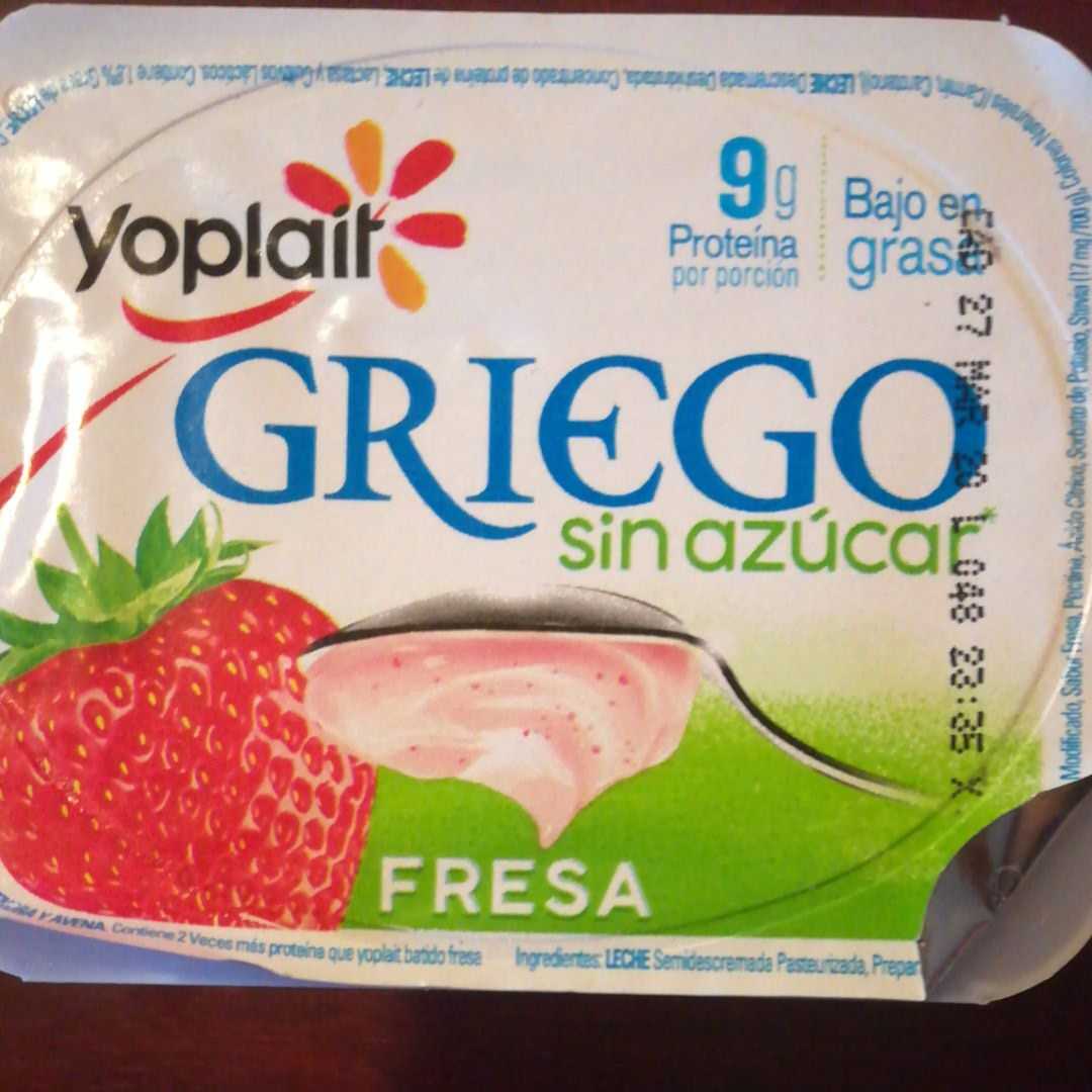 Yogurt Yoplait Griego con Fresa s/azúcar Anadida145g 