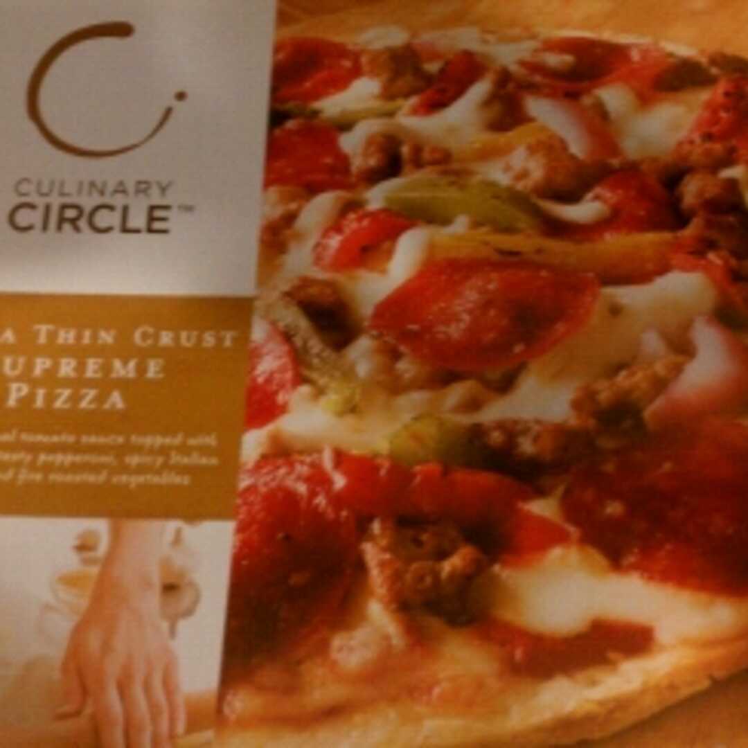 Culinary Circle Ultra Thin Crust Supreme Pizza