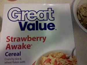 Great Value Strawberry Awake Cereal